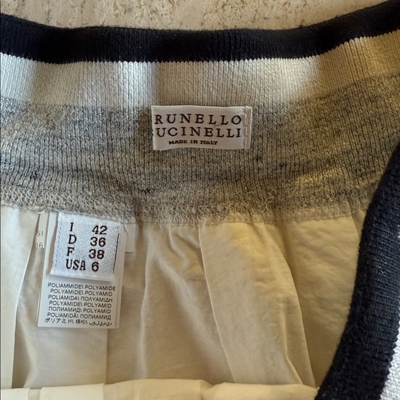 BRUNELLO CUCINELLI WOMAN Cotton blend Midi Skirt US size-6 - Picture 3 of 9